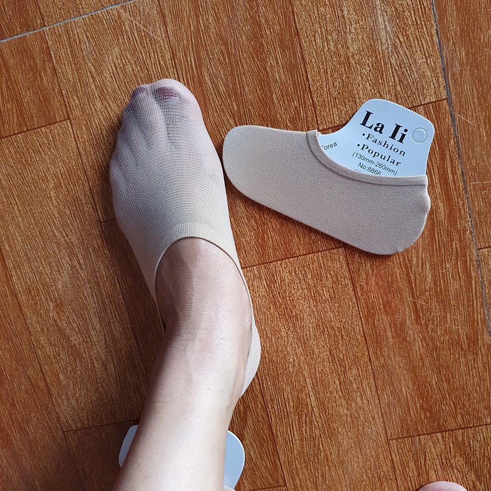 Lố 10 đôi tất Nữ Hài LaLi cổ ngắn TAT27