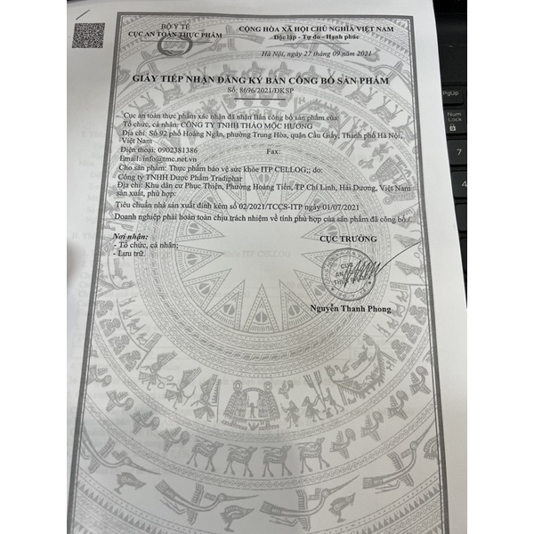 ITP Cellog dùng cho người sxh, gtc