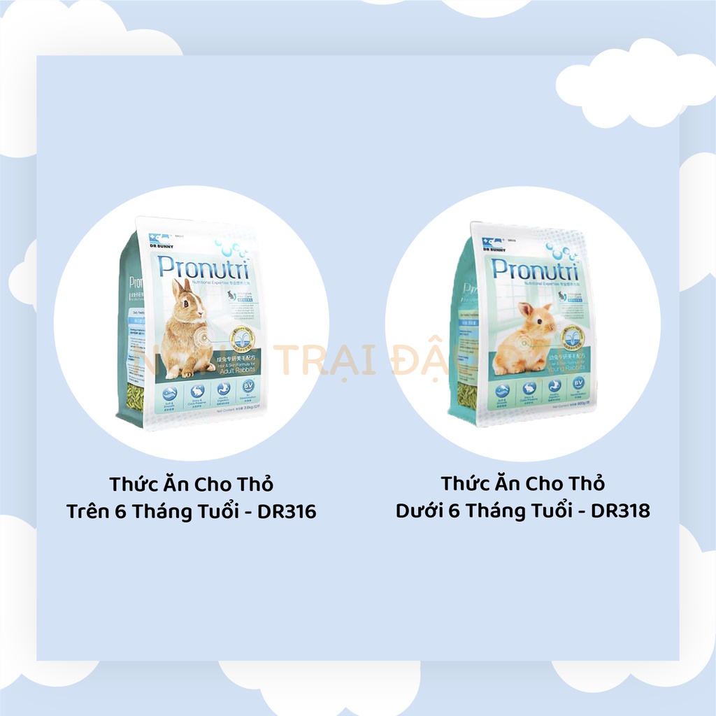 Cỏ Nén Pronutri DrBunny Giúp Làm Đẹp Lông Và Da Cho Thỏ 900g - DR316, DR318