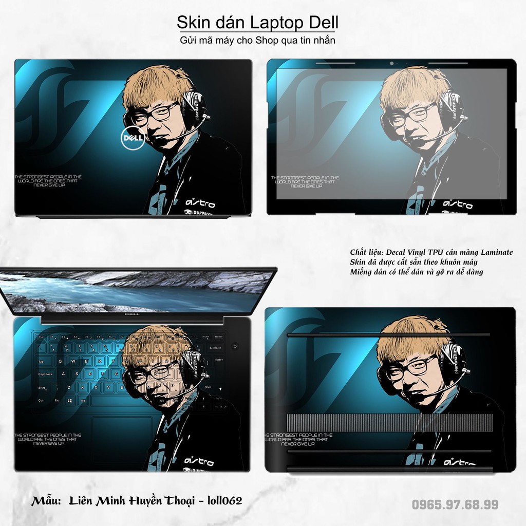 Skin dán Laptop Dell in hình Liên Minh Huyền Thoại nhiều mẫu 8 (inbox mã máy cho Shop)