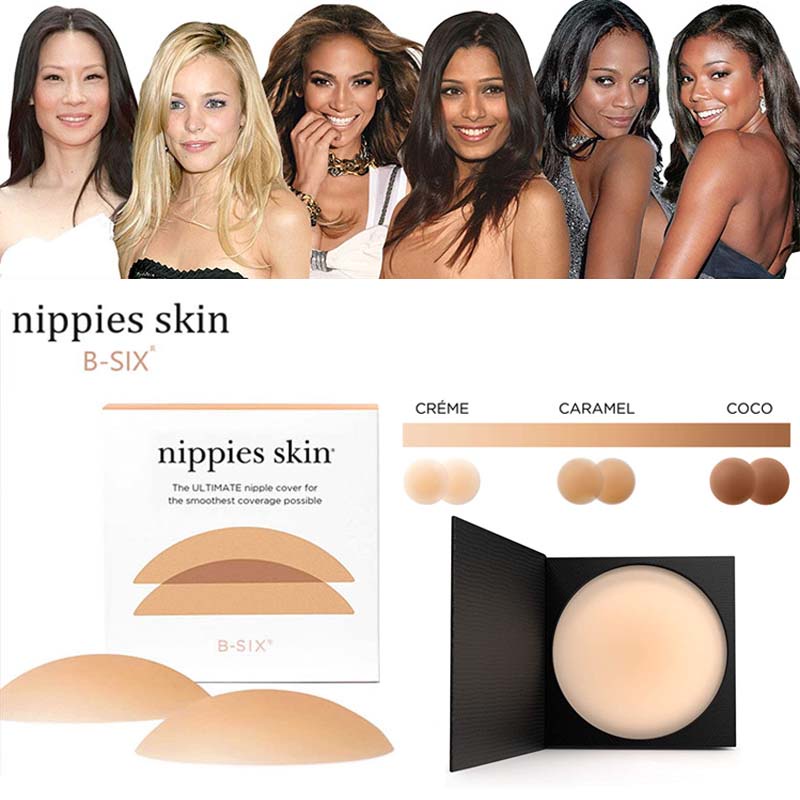 Miếng Dán Ngực Silicone Vô Hình Siêu Mỏng Không Để Lại Dấu Vết Cho Nữ