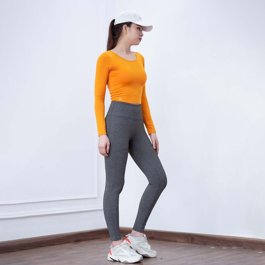 Bộ đồ tập (Genmax V3 dài - Croptop dài tay)  phù hợp Yoga, gym, đạp xe, dance