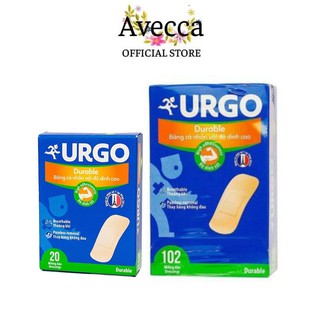 Băng Cá Nhân Tăng Cường Độ Dính Urgo Durable (Hộp 20, 102 Miếng)