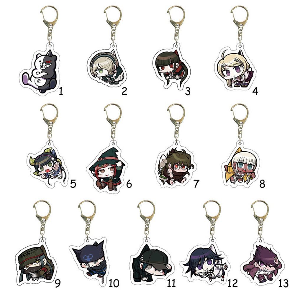 Móc khóa bằng acrylic họa tiết hoạt hình anime Ouma Kokich Danganronpa V3