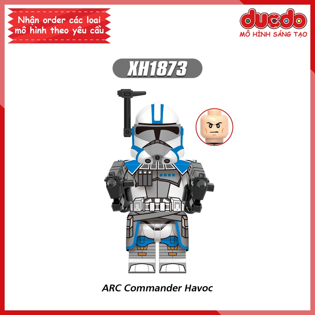 Minifigures nhân vật Star Wars Chiến tranh giữa các vì sao - Đồ chơi Lắp ghép Xếp hình Mô hình Mini XINH X0333
