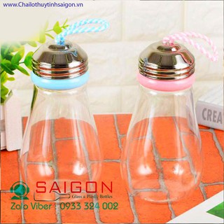 6 chai thủy tinh bóng đèn 400ml