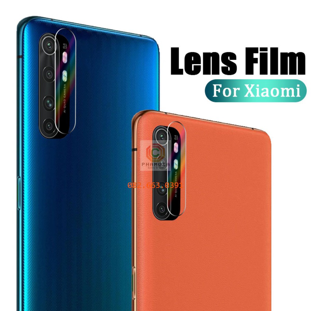 Kính cường lực camera nano dành cho Xiaomi Mi Note 10 Lite