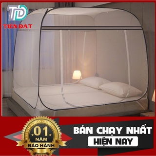 Mùng chụp tự bung tiến đạt - Màn chụp tự bung gấp gọn đỉnh rộng đỉnh vuông người lớn cao cấp