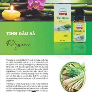 Tinh dầu sả nguyên chất Cầu Bình An 10ml