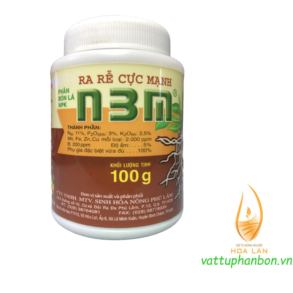 Phân Bón Lá Kích Rễ N3M - #331# 100g