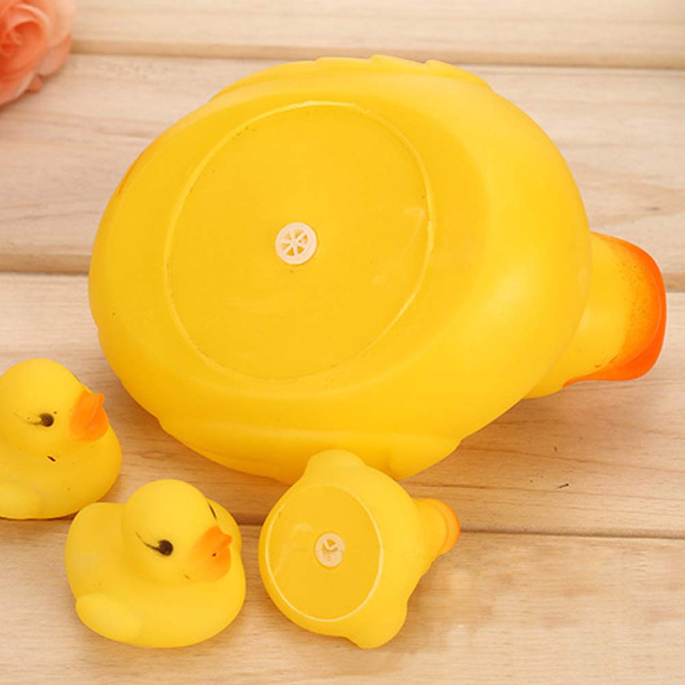Set 4 Vịt Cao Su Mềm Mini Dùng Trong Bồn Tắm Cho Bé