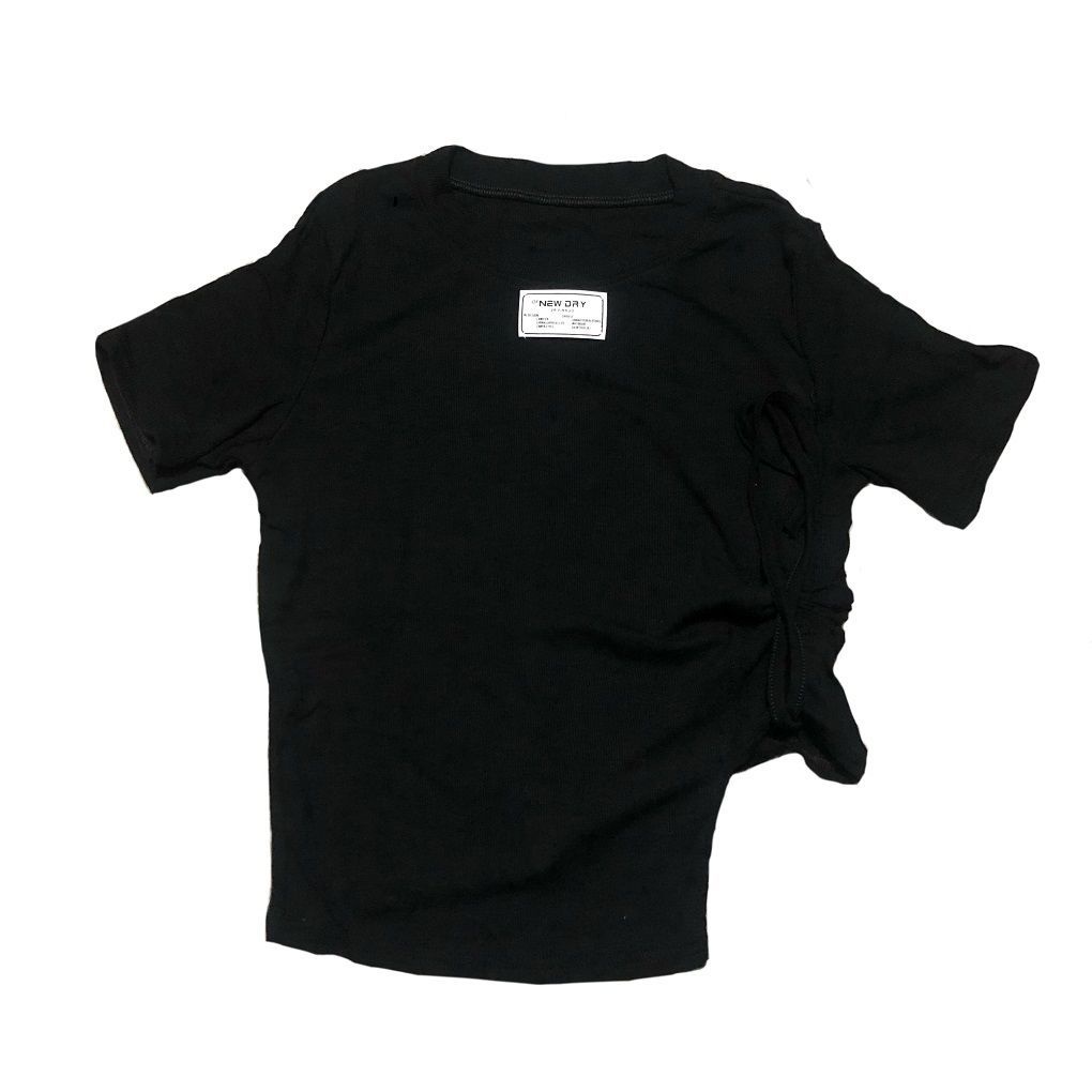 Áo Thun Tay Ngắn Cổ Tròn In Họa Tiết Amoi Niche Thời Trang Cho Nữ