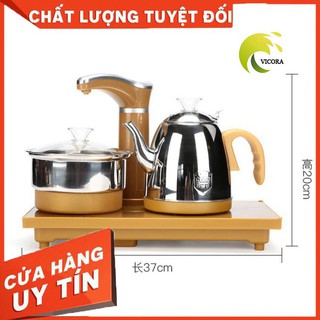 Ấm Đun Nước Điện Vàng Inox VCR3000