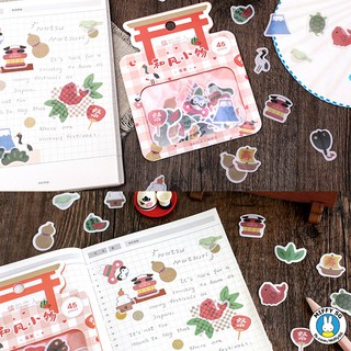 Bộ 45 sticker VĂN PHONG NHẬT BẢN