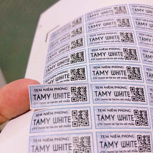 Tem giấy in theo yêu cầu