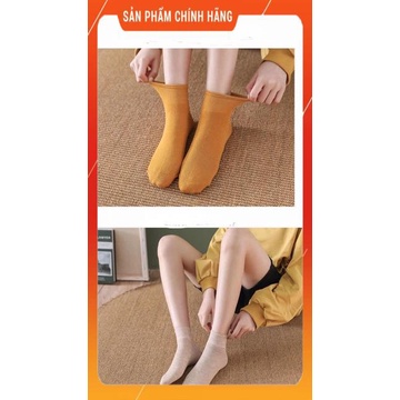 Sét 10 Đôi Tất Nữ Muối Tiêu Phong Cách VinTaGe