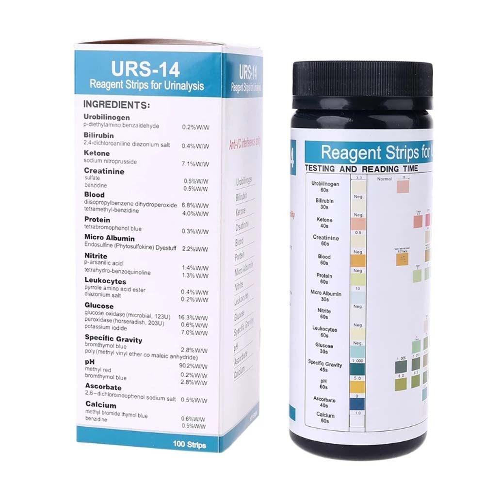 SOMEDAYZL Dụng Cụ Kiểm Tra Urobilinogen Chuyên Nghiệp Cho Đồng Hồ Đo Điện Tử Leukocytes Protein 14