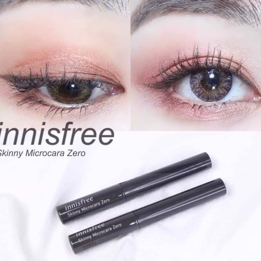 Chuốt mi chống trôi chống thấm nước Innisfree Skinny Microcara Zero Mascara