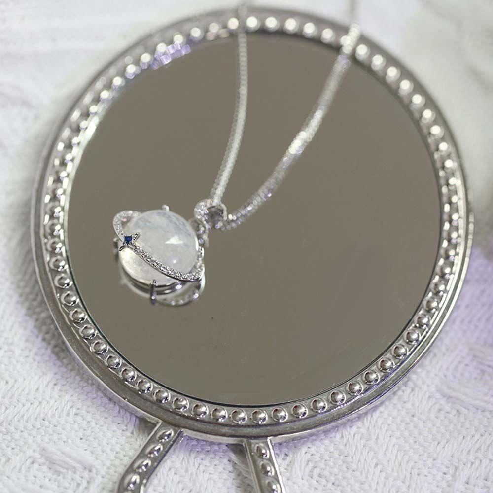 Vòng cổ MặT Trăng Và Ngôi Sao ĐíNh Đá Sang TrọNg|Vòng cổ Mặt Hình Hành Tinh Màu Sắc Phong Cách Hàn Quốc