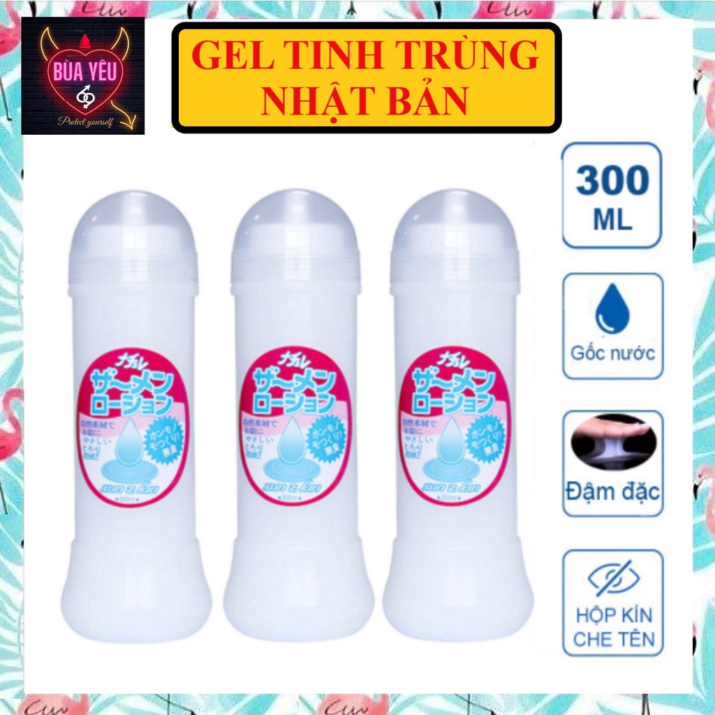 Gel Bôi Trơn Mô Phỏng Tinh Trùng Nhật Bản 300ml Xunzlan Dầu Bôi Trơn Gel Massage Gốc Nước