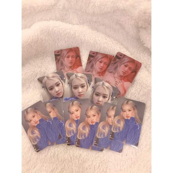 Card blackpink pre rosé chính hãng
