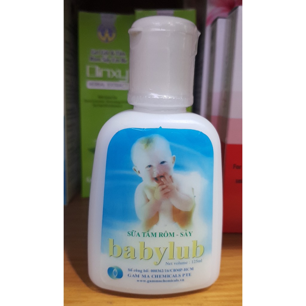 sữa tắm rôm sảy babylub