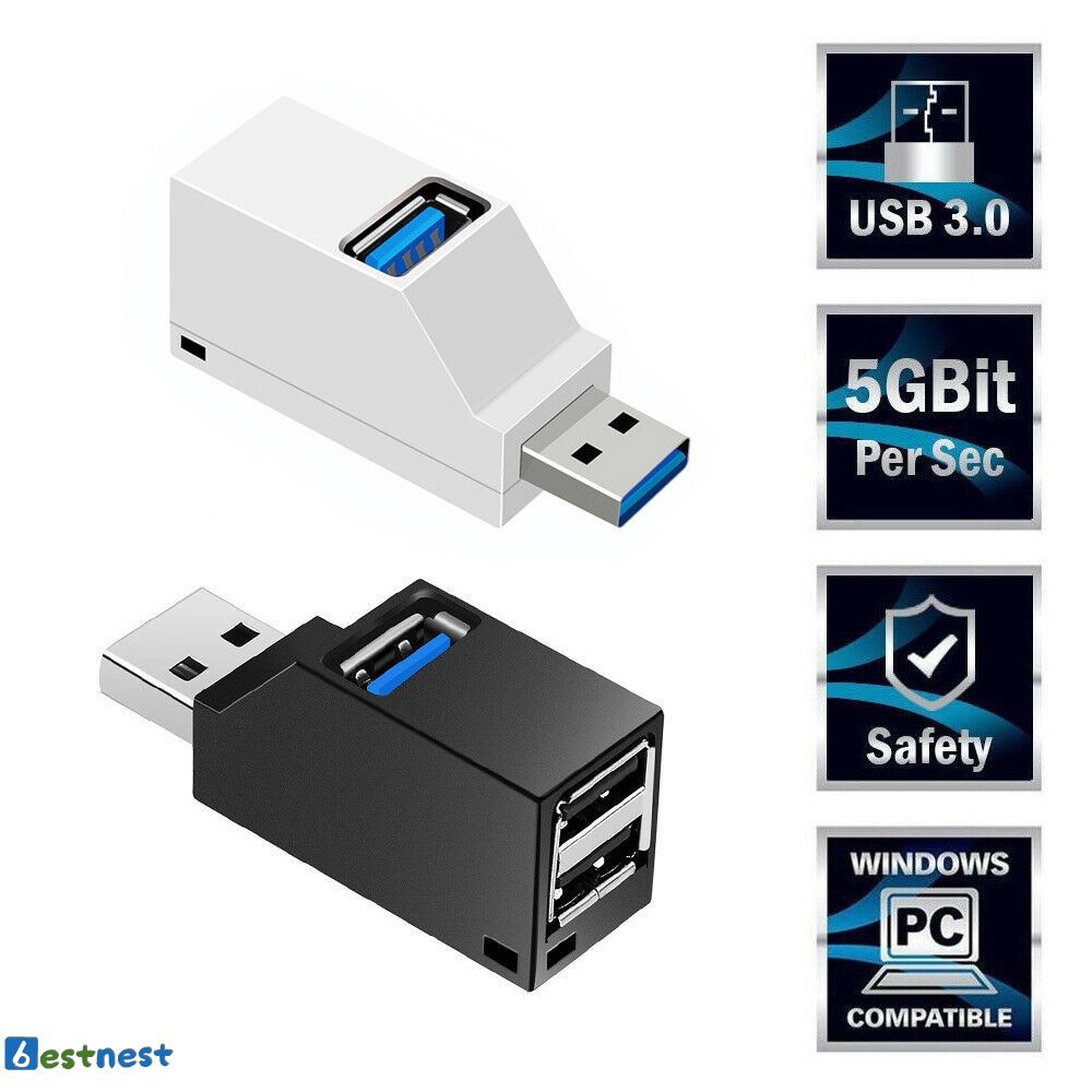 Bộ Chia 3 Cổng Usb 2.0 Tốc Độ Cao Tiện Dụng Cho Máy Tính / Laptop