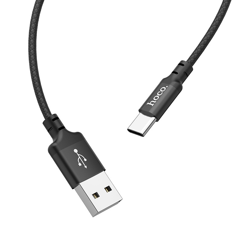 Cáp sạc nhanh Hoco X14 dây dù cổng TypeC Android dài 2M - CHÍNH HÃNG