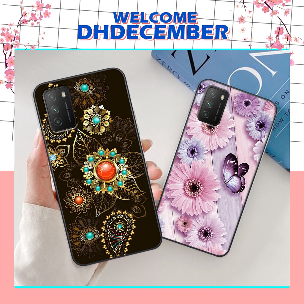Ốp lưng Xiaomi POCO M3 in hình hoa tinh tế , mới mẻ DH DECEMBER
