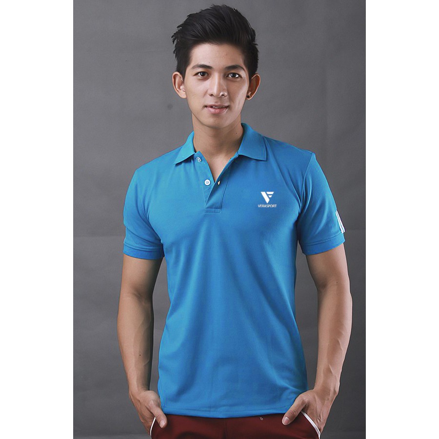 Áo Thun Thể Thao Nam Polo Cộc Tay Cổ Bẻ Chất Liệu Thun Mềm Co Dãn Thoải Mái Ôm Dáng Đẹp