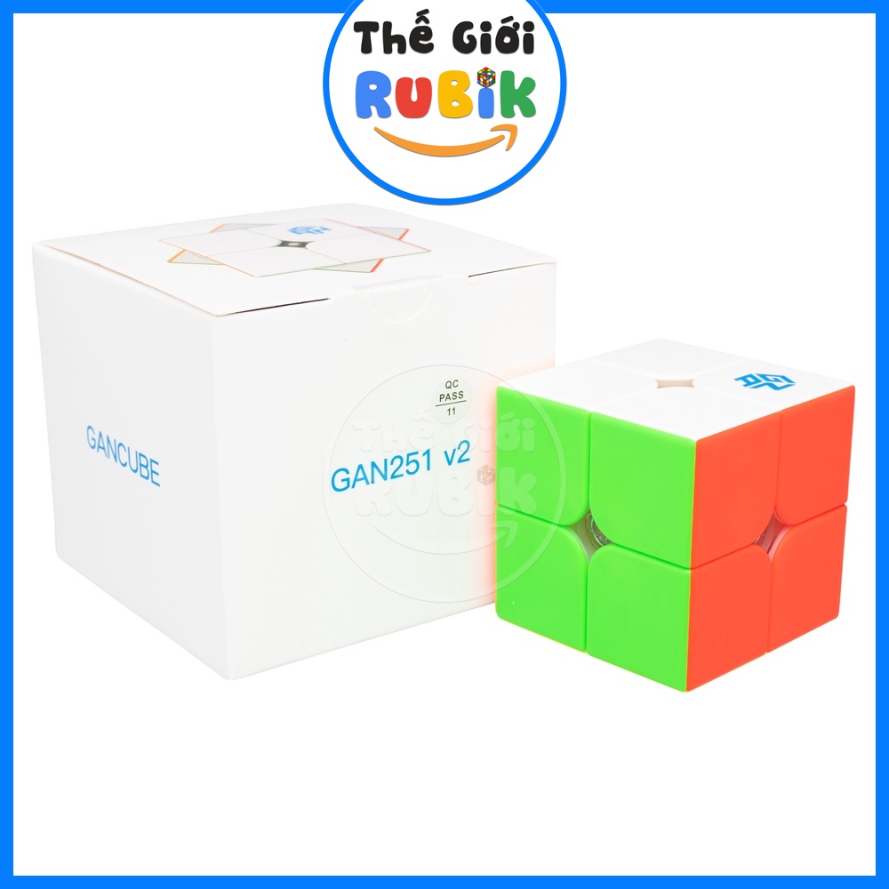 Rubik 2x2 GAN 251 V2 Cao Cấp Hãng GAN CUBE | Thế Giới Rubik