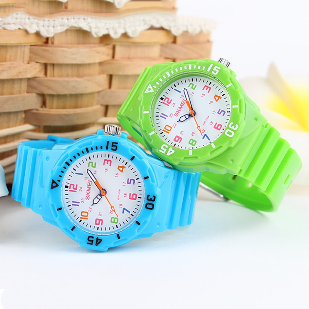 Đồng Hồ Học Sinh SKMEI 10KW43 Dây Nhựa Cao Cấp (Có 7 Màu Dễ Lựa Chọn) | BigBuy360 - bigbuy360.vn