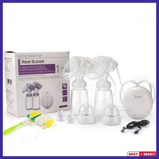  Máy hút sữa Mẹ điện đôi Real Bubee 