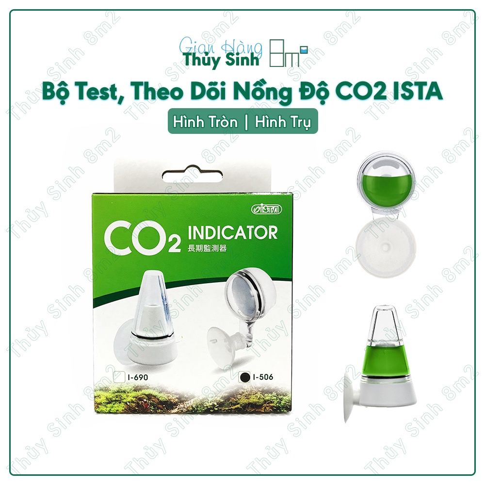Bộ Test, Theo Dõi Nồng Độ CO2 ISTA Indicator Hòa Tan Trong Hồ Thủy Sinh - Thẩm mỹ, Chính xác cao - 8m2