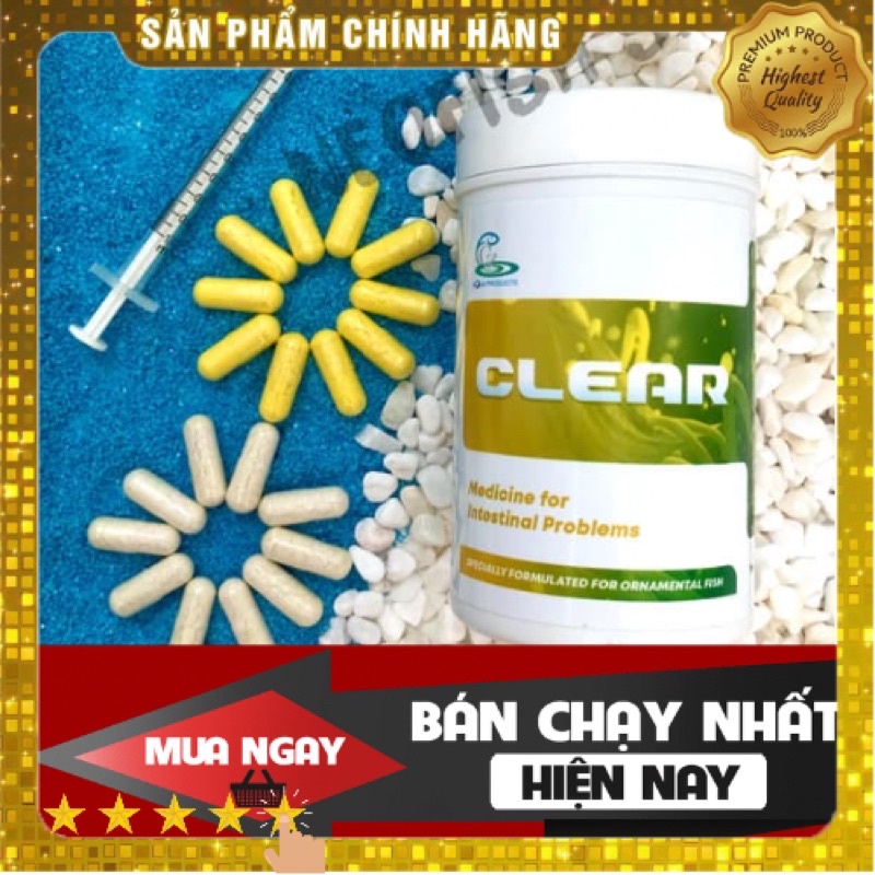 Xử lý sình bụng phân trắng cho cá la hán CZ9 - Clear
