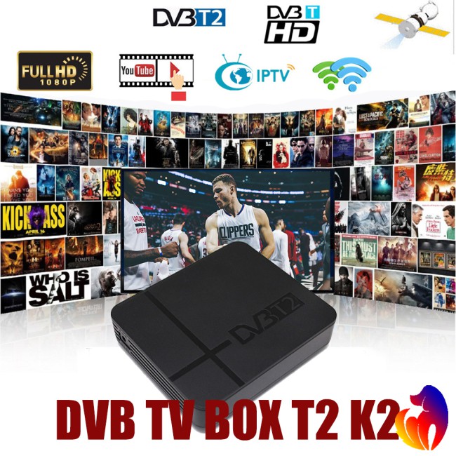 Đầu Thu Kỹ Thuật Số Dvb-T2 K2 Hd Set-Top Box Pvr Tv Full 1080p