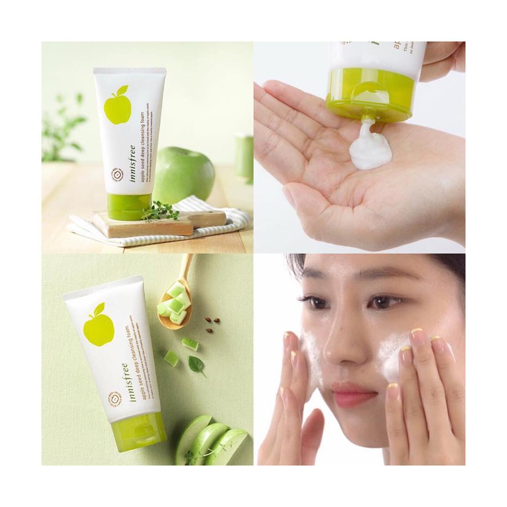 (Mẫu mới nhất 2018) Sữa rửa mặt Innisfree Cleansing Foam đủ loại 150ml có cải tiến (FULLSIZE)