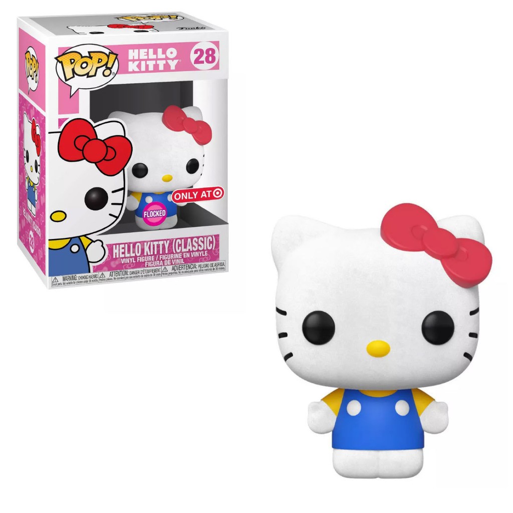 [New Box 10/10] Mô Hình Nhân Vật Funko POP Hello Kitty (Flocked Classic) Target Exclusive