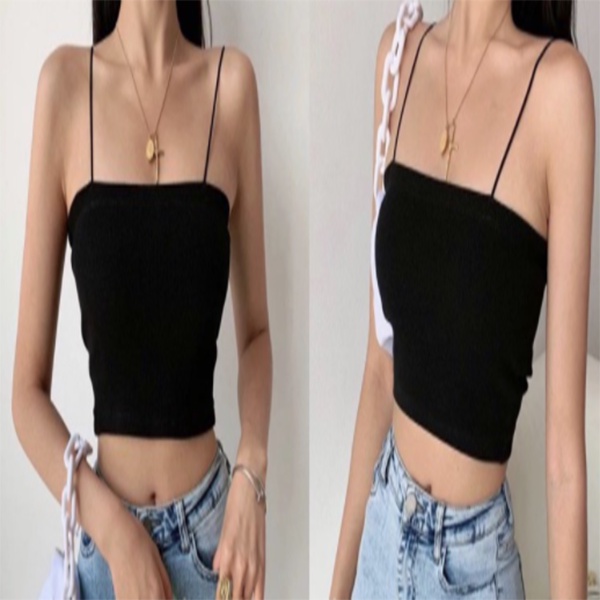 Áo 2 dây chất thun gân co giãn