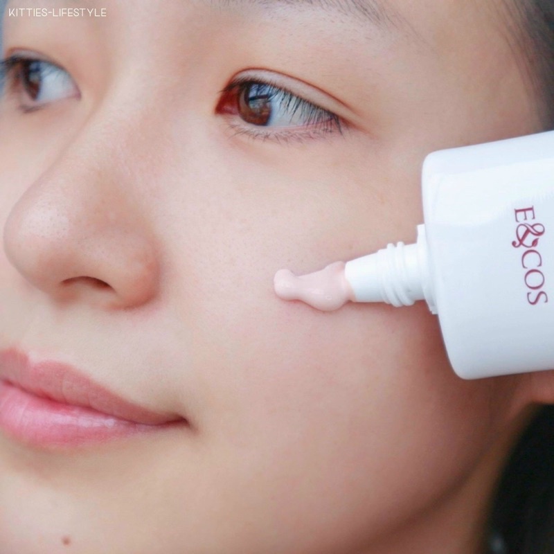 Kem chống nắng vật lý nâng tone trắng hồng Encos Hàn quốc