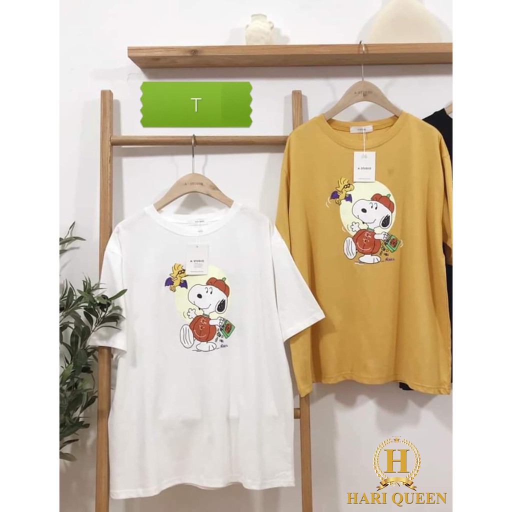 [FREE SHIP ĐƠN TỪ 50K] Áo phông cún Snoopy đi học DTR0520 1
