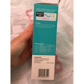 Bình sữa Pigeon Streamline cổ hẹp 150ml - 250ml
