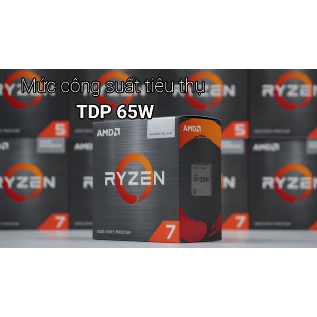 CPU AMD Ryzen 7 5700G (8C/16T, 3.8 GHz - 4.6 GHz, 4MB) - AM4 | BigBuy360 - bigbuy360.vn