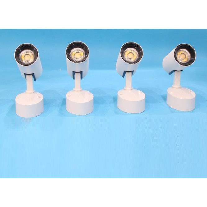 Combo 4 đèn LED Rọi Ống Bơ 12W ốp trần, tường, đèn soi tranh, đèn trang trí