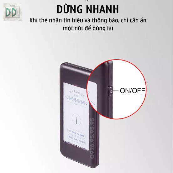 Bộ thẻ rung order _ gọi khách tự phục vụ Tầm Xa CHÍNH HÃNG ( VÔ ĐỊNH GIÁ RẺ )_ Thiết bị máy móc pha chế