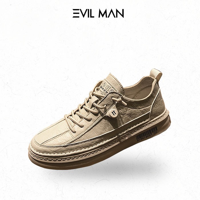 Giày Da Nam, Giày Sneaker Nam Đẹp EVIL CLASSIC 68 Cổ Thấp Phong Cách Cổ Điển [Full Box + Tặng Tất]