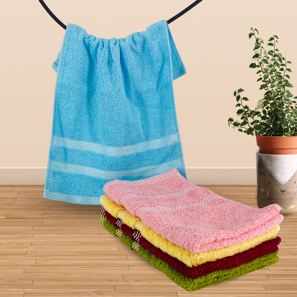 Khăn Mặt Cotton Cao Cấp Thiện Phú 34x75, Khăn Lau Mặt Chất Bông Sợi Tự Nhiên Thấm Nước Tốt M387