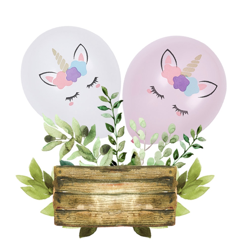 Tmdbyx Bộ 30 Bong Bóng Hình Kỳ Lân Trang Trí Tiệc