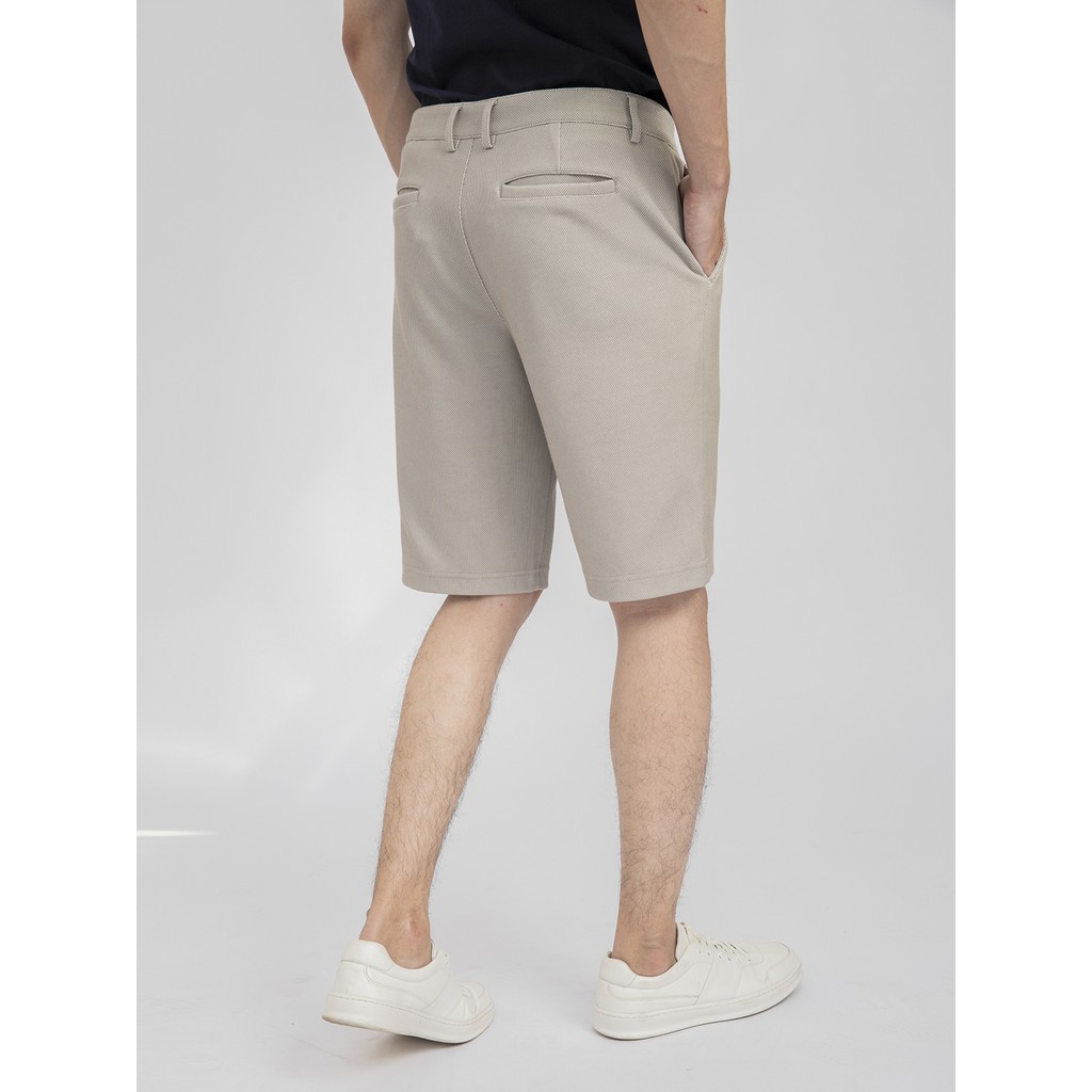 Quần short nam ARISTINO mềm nhẹ, phom Regular fit thoải mái, chất liệu thấm hút tốt, thoáng khí - ASO033S1