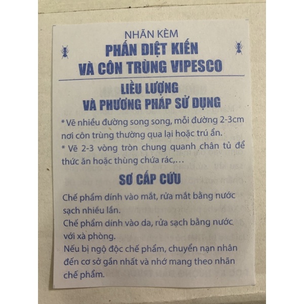 Phấn kiến - phấn diệt kiến (hộp 2 cây)